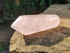Polished Double Terminated Rose Quartz Points x 6 Madagascar - Toprock Gemstones and Minerals 