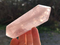 Polished Double Terminated Rose Quartz Points x 6 Madagascar - Toprock Gemstones and Minerals 