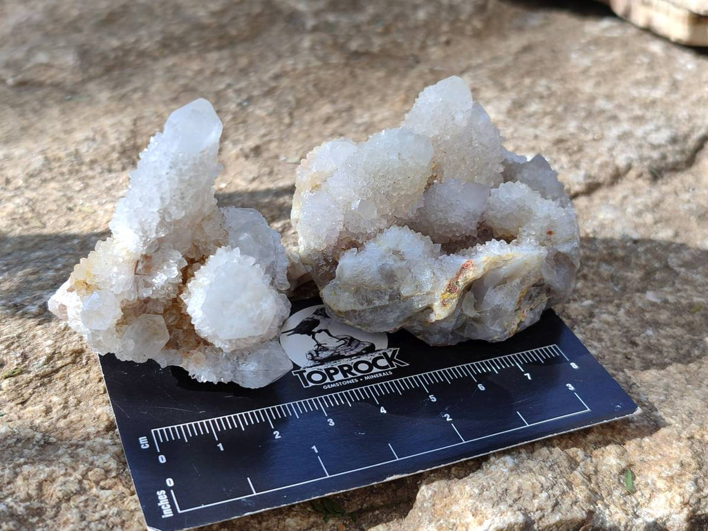 Natural Spirit Quartz Clusters x 12 From Boekenhouthoek, South Africa - Toprock Gemstones and Minerals 
