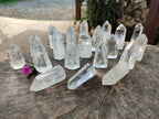 Polished Clear Quartz Crystals x 20 From Madagascar - Toprock Gemstones and Minerals 