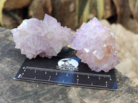 Natural Amethyst Spirit Quartz Clusters x 12 From Boekenhouthoek, South Africa