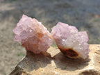 Natural Amethyst Spirit Quartz Clusters x 12 From Boekenhouthoek, South Africa - Toprock Gemstones and Minerals 