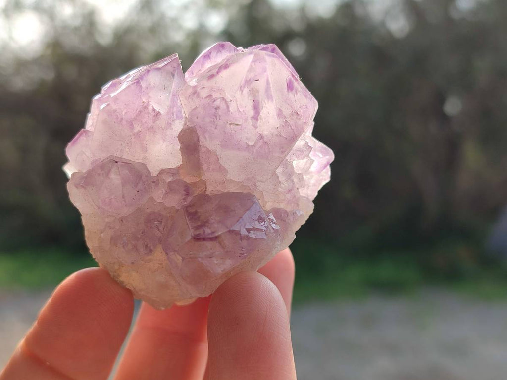 Natural Amethyst Spirit Quartz Clusters x 12 From Boekenhouthoek, South Africa - Toprock Gemstones and Minerals 