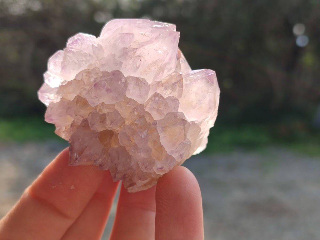 Natural Amethyst Spirit Quartz Clusters x 12 From Boekenhouthoek, South Africa - Toprock Gemstones and Minerals 
