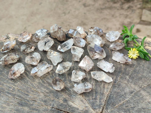 Natural Smokey Quartz Crystals x 45 From Brandberg, Namibia