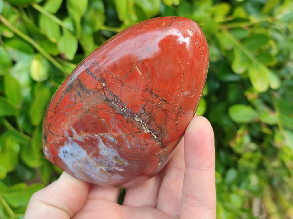 Polished Red Jasper Standing Free Forms x 4 From Madagascar - Toprock Gemstones and Minerals 
