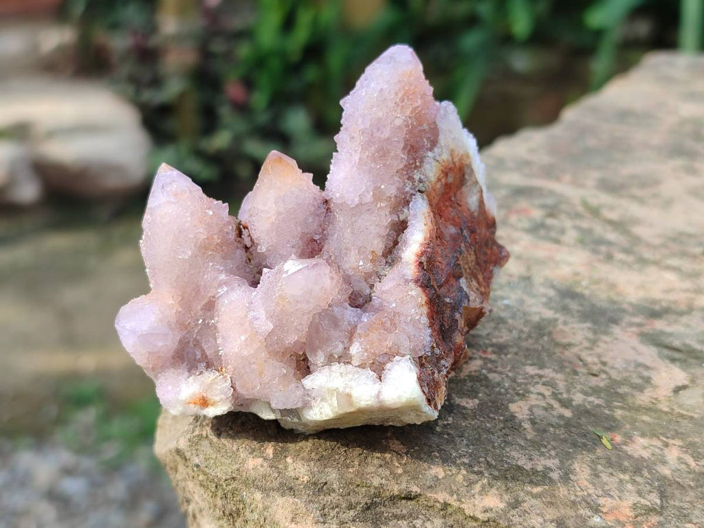Natural Lilac Spirit Quartz Clusters x 6 From Boekenhouthoek, South Africa - Toprock Gemstones and Minerals 