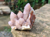 Natural Lilac Spirit Quartz Clusters x 6 From Boekenhouthoek, South Africa