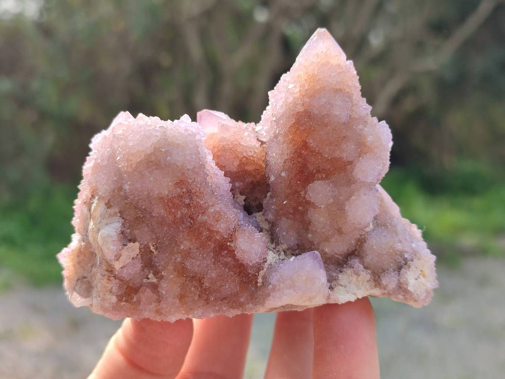 Natural Lilac Spirit Quartz Clusters x 6 From Boekenhouthoek, South Africa - Toprock Gemstones and Minerals 