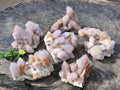 Natural Lilac Spirit Quartz Clusters x 6 From Boekenhouthoek, South Africa - Toprock Gemstones and Minerals 