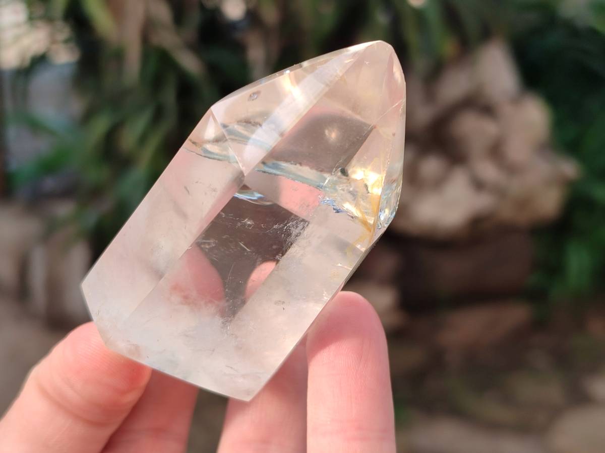 Polished Clear Quartz Crystals x 12 From Madagascar - Toprock Gemstones and Minerals 