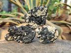 Natural Schorl Black Tourmaline and Feldspar Specimens x 12 From Namibia - Toprock Gemstones and Minerals 