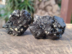 Natural Schorl Black Tourmaline and Feldspar Specimens x 12 From Namibia - Toprock Gemstones and Minerals 