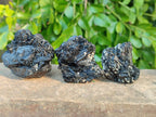 Natural Schorl Black Tourmaline and Feldspar Specimens x 12 From Namibia - Toprock Gemstones and Minerals 