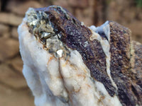Natural Metallic Purpurite Cobbed Specimens x 3 From Erongo, Namibia
