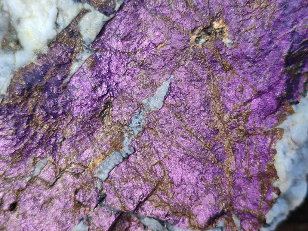 Natural Metallic Purpurite Cobbed Specimens x 3 From Erongo, Namibia - Toprock Gemstones and Minerals 
