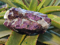 Natural Metallic Purpurite Cobbed Specimens x 3 From Erongo, Namibia