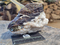 Natural Metallic Purpurite Cobbed Specimens x 3 From Erongo, Namibia