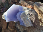 Natural Blue Lace Agate Geode Specimens x 3 From Nsanje, Malawi - Toprock Gemstones and Minerals 