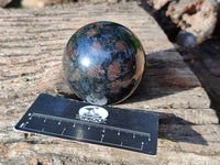 Polished Rare Blue Spark Iolite Water Sapphire Spheres x 3 From Ambatofinandrahana, Madagascar