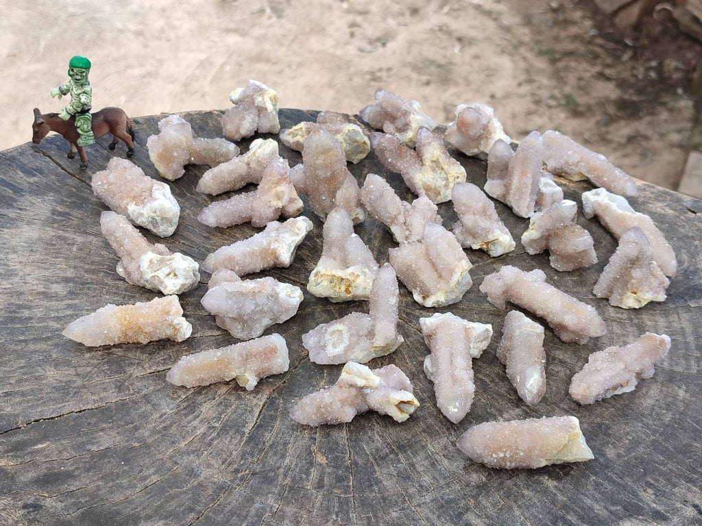Natural Limonite Coated Fairy Spirit Quartz Clusters x 35 From Boekenhouthoek, South Africa - Toprock Gemstones and Minerals 