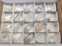 Polished Clear Quartz Crystals x 20 From Madagascar - Toprock Gemstones and Minerals 