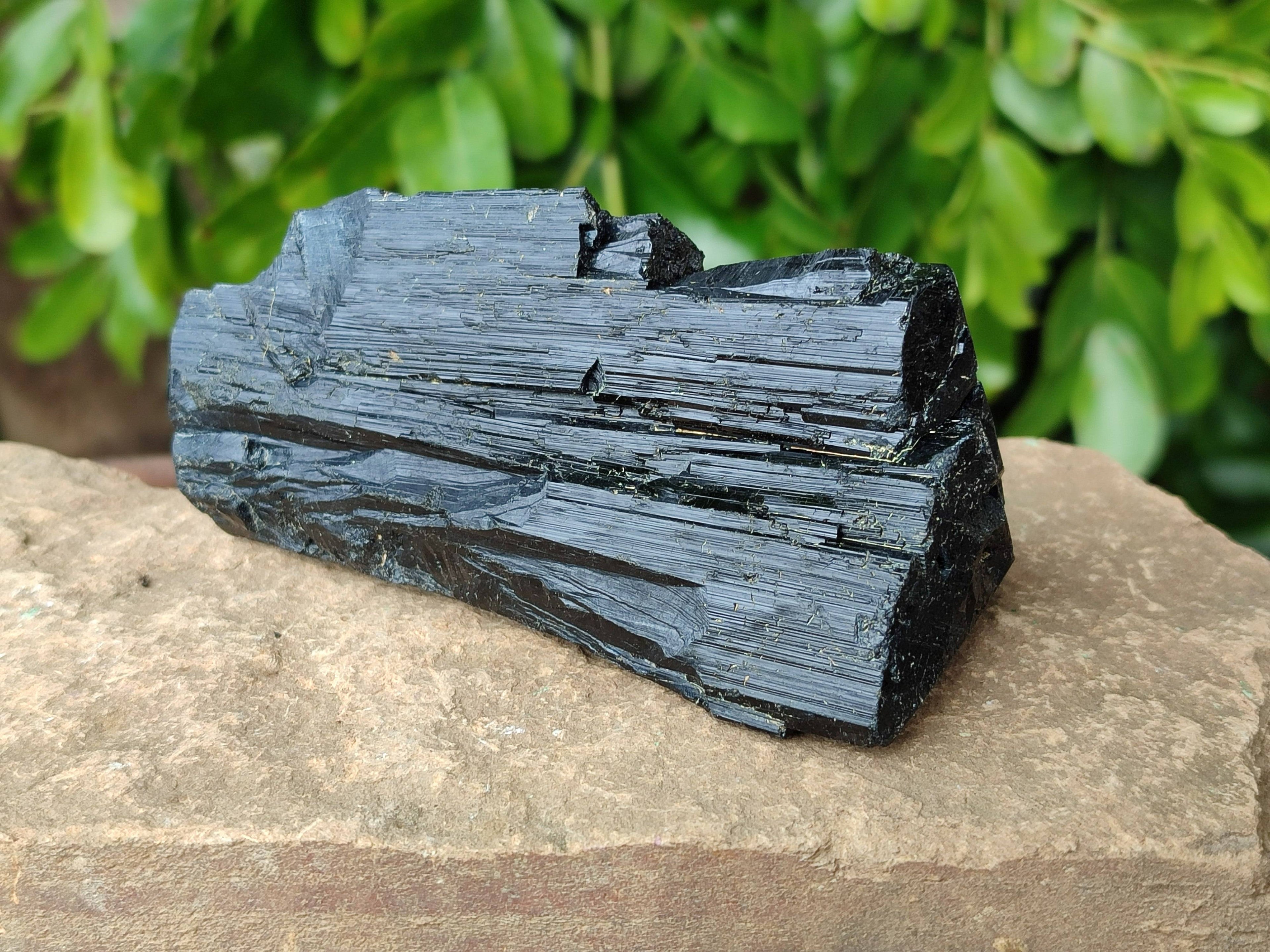 Natural Mixed Namibian Schorl Black Tourmaline Specimens x 4 From Khorigas and Erongo, Namibia - Toprock Gemstones and Minerals 