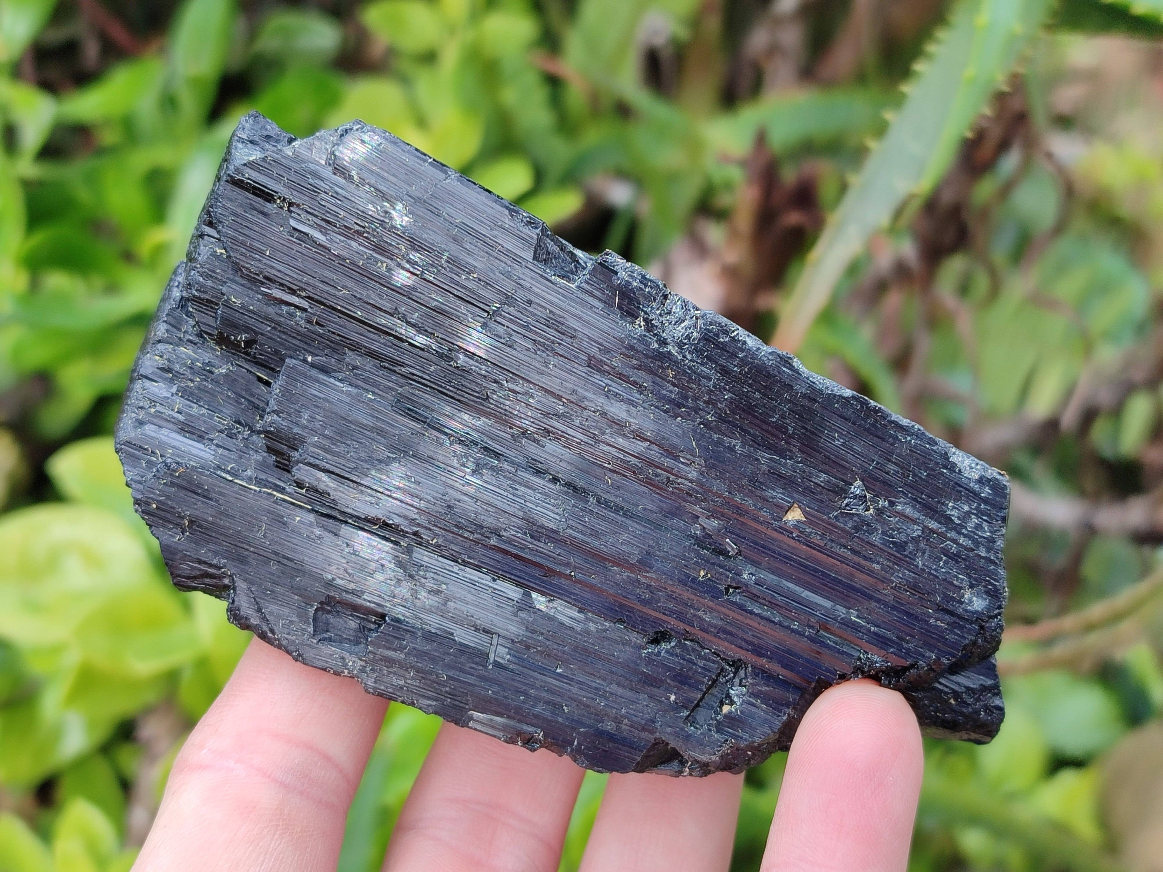 Natural Mixed Namibian Schorl Black Tourmaline Specimens x 4 From Khorigas and Erongo, Namibia - Toprock Gemstones and Minerals 
