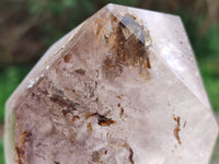 Polished Smokey Quartz Free Form and Double Terminated Crystals x 2 From Madagascar - Toprock Gemstones and Minerals 
