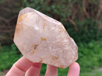 Polished Smokey Quartz Free Form and Double Terminated Crystals x 2 From Madagascar - Toprock Gemstones and Minerals 