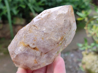 Polished Smokey Quartz Free Form and Double Terminated Crystals x 2 From Madagascar - Toprock Gemstones and Minerals 