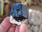 Natural Schorl Black Tourmaline, Smokey Quartz with some Hyalite Opal x 12 From Erongo, Namibia - Toprock Gemstones and Minerals 