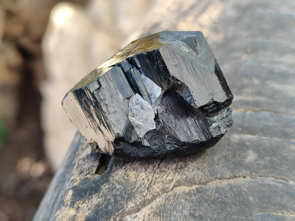 Natural Schorl Black Tourmaline, Smokey Quartz with some Hyalite Opal x 12 From Erongo, Namibia - Toprock Gemstones and Minerals 