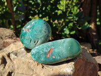 Polished Emerald Mtorolite Palm Stones x 6 From Mutorashanga, Zimbabwe