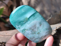 Polished Emerald Mtorolite Palm Stones x 6 From Mutorashanga, Zimbabwe