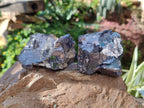 Natural Silver Lead Galena Specimens x 6 From Namibia - Toprock Gemstones and Minerals 