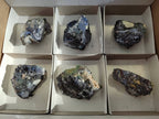 Natural Silver Lead Galena Specimens x 6 From Namibia - Toprock Gemstones and Minerals 