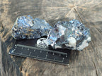 Natural Silver Lead Galena Specimens x 6 From Namibia - Toprock Gemstones and Minerals 