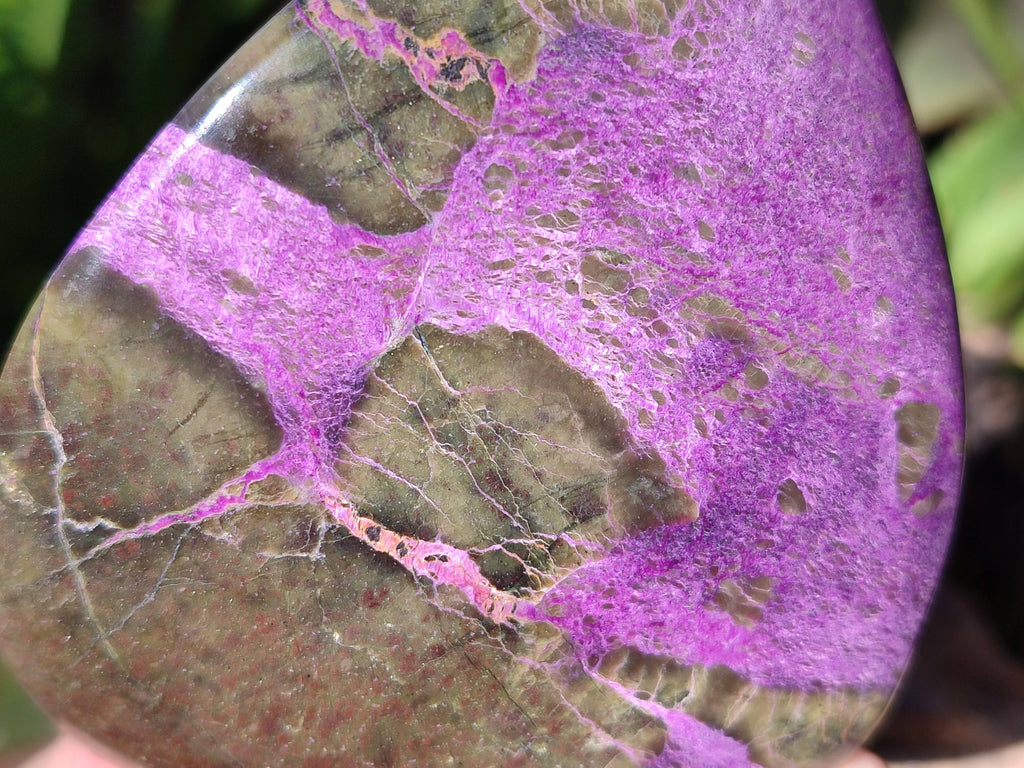 Polished Stichtite Standing Free Forms x 3 From Barberton, South Africa - Toprock Gemstones and Minerals 