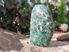 Polished Emerald Mica In Matrix 'Mutokolite' Standing Free Forms x 3 From Mutoko, Zimbabwe - Toprock Gemstones and Minerals 