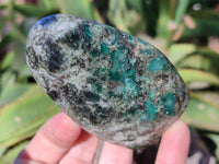 Polished Emerald Mica In Matrix 'Mutokolite' Standing Free Forms x 3 From Mutoko, Zimbabwe - Toprock Gemstones and Minerals 
