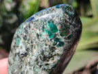 Polished Emerald Mica In Matrix 'Mutokolite' Standing Free Forms x 3 From Mutoko, Zimbabwe - Toprock Gemstones and Minerals 