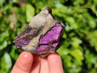 Natural Metallic Purpurite Cobbed Specimens x 6 From Erongo, Namibia