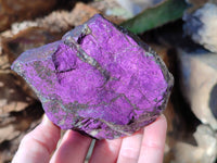 Natural Metallic Purpurite Cobbed Specimens x 6 From Erongo, Namibia