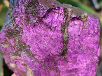 Natural Metallic Purpurite Cobbed Specimens x 6 From Erongo, Namibia