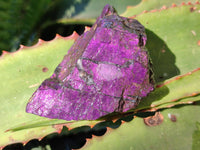 Natural Metallic Purpurite Cobbed Specimens x 6 From Erongo, Namibia