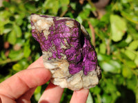 Natural Metallic Purpurite Cobbed Specimens x 6 From Erongo, Namibia