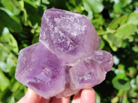 Natural Jacaranda Amethyst Quartz Clusters x 6 From Mumbwa, Zambia