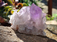 Natural Jacaranda Amethyst Quartz Clusters x 6 From Mumbwa, Zambia