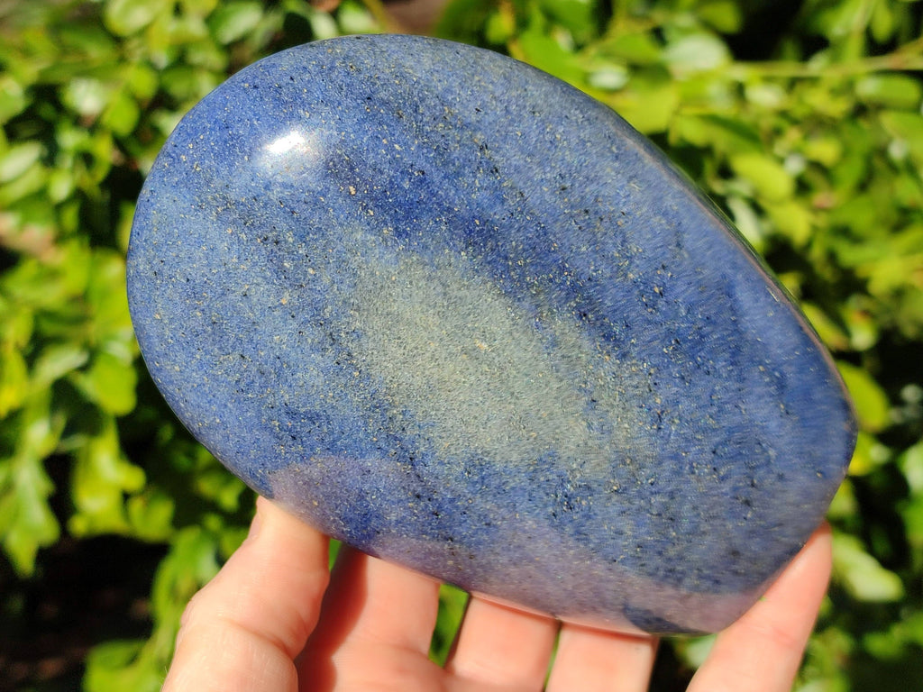 Polished Lazulite Standing Free Forms x 2 From Madagascar - Toprock Gemstones and Minerals 